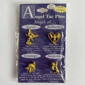 NEW Gold Angel Tac Pins Super Value